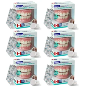 ✅ Proudly made and shipped from Canada| Medazy® Suction-fit Complete Denture 🦷🍎🍏