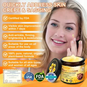 ✨ Radiant, Firm & Supple ✨ TAILEDEN® Bee Venom Skin Renewal Cream – Proudly Made in USA