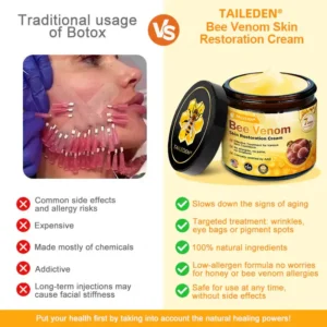 ✨ Radiant, Firm & Supple ✨ TAILEDEN® Bee Venom Skin Renewal Cream – Proudly Made in USA