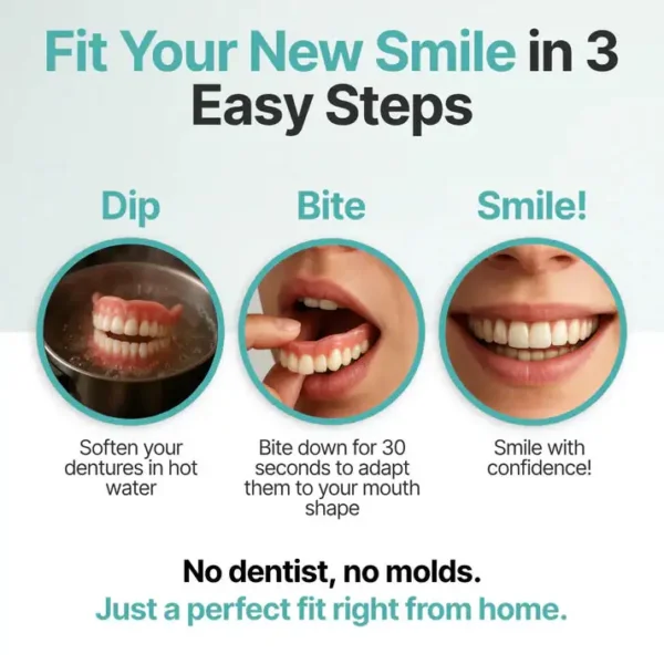 Medazy™ Custom-Fit Full Functional Dentures