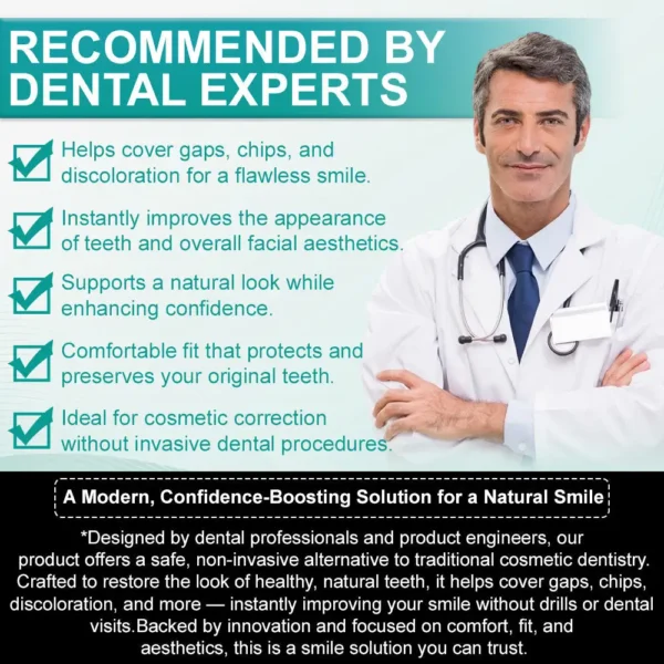 🦷Medazy® Instant Stick-on Dental Veneers (✅Clinically proven, easy-to-use dental veneers trusted by over 8,000 US users for a comfortable, natural smile.)