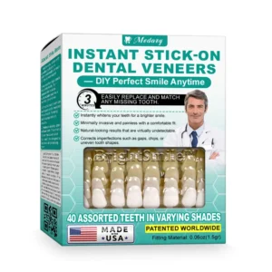 🦷Medazy® Instant Stick-on Dental Veneers (✅Clinically proven, easy-to-use dental veneers trusted by over 8,000 US users for a comfortable, natural smile.)