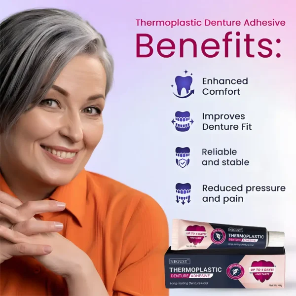 Negusy™ Thermoplastic Denture Adhesive