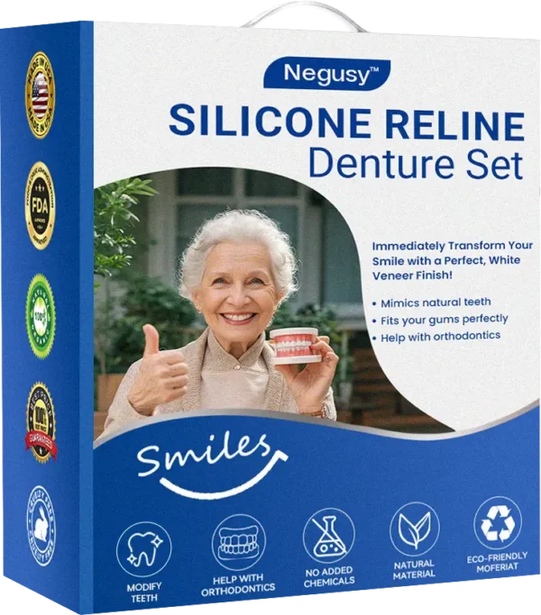 ✅Official Store | Negusy™ 𝐒𝐢𝐥𝐢𝐜𝐨𝐧𝐞 𝐑𝐞𝐥𝐢𝐧𝐞 𝐃𝐞𝐧𝐭𝐮𝐫𝐞 𝐒𝐞𝐭 American Dental Association (ADA) Recommendation