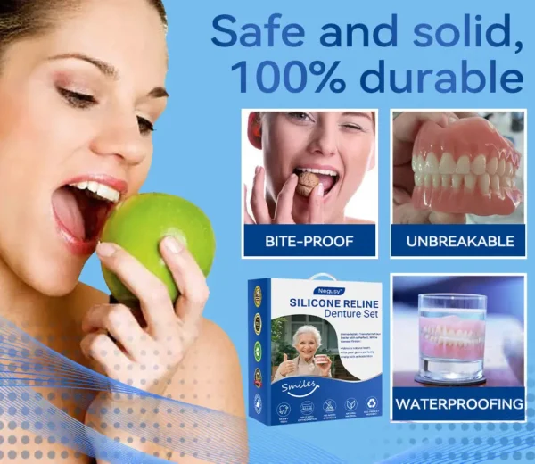 ✅Official Store | Negusy™ 𝐒𝐢𝐥𝐢𝐜𝐨𝐧𝐞 𝐑𝐞𝐥𝐢𝐧𝐞 𝐃𝐞𝐧𝐭𝐮𝐫𝐞 𝐒𝐞𝐭 American Dental Association (ADA) Recommendation