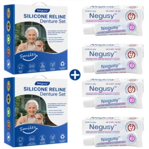 ✅Official Store | Negusy™ 𝐒𝐢𝐥𝐢𝐜𝐨𝐧𝐞 𝐑𝐞𝐥𝐢𝐧𝐞 𝐃𝐞𝐧𝐭𝐮𝐫𝐞 𝐒𝐞𝐭 American Dental Association (ADA) Recommendation