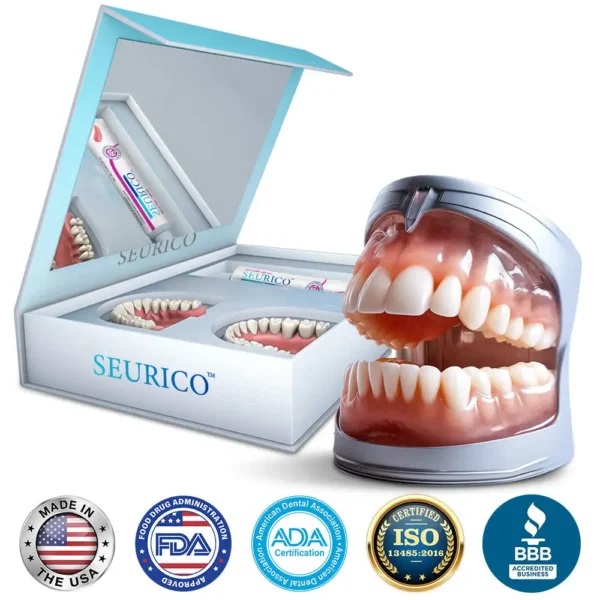 ✅Official Store | Seurico™ Silicone Full Denture Set - Recommended by the American Dental Association (ADA)