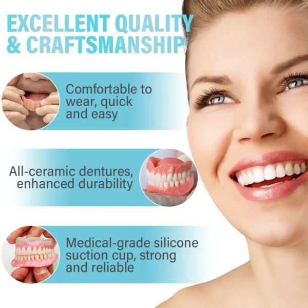 ✅Official Store | Seurico™ Silicone Full Denture Set - Recommended by the American Dental Association (ADA)