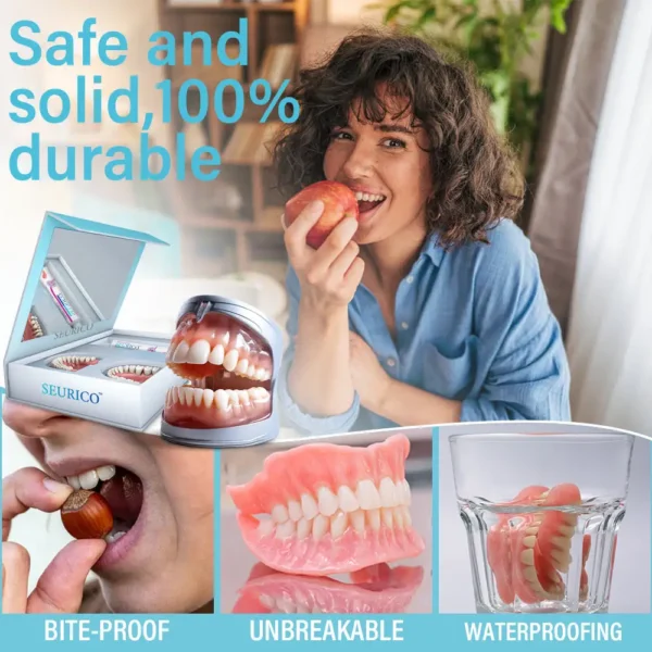 ✅Official Store | Seurico™ Silicone Full Denture Set - Recommended by the American Dental Association (ADA)