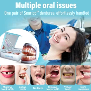 ✅Official Store | Seurico™ Silicone Full Denture Set - Recommended by the American Dental Association (ADA)