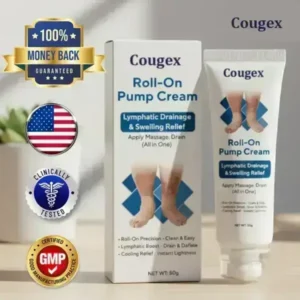 Cougex® Roll-On Pump Cream for Lymphatic Drainage & Swelling Relief
